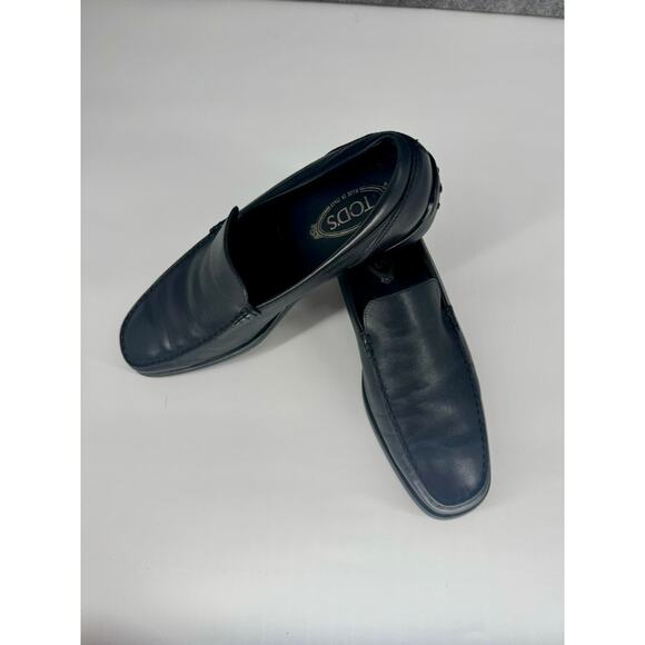 Tod's Black Leather Loafers - Picture 3 of 10